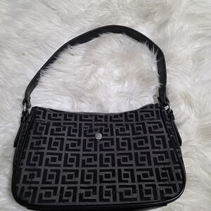 Nicole Fiorelli Black Geometric Pattern Shoulder Bag - Women